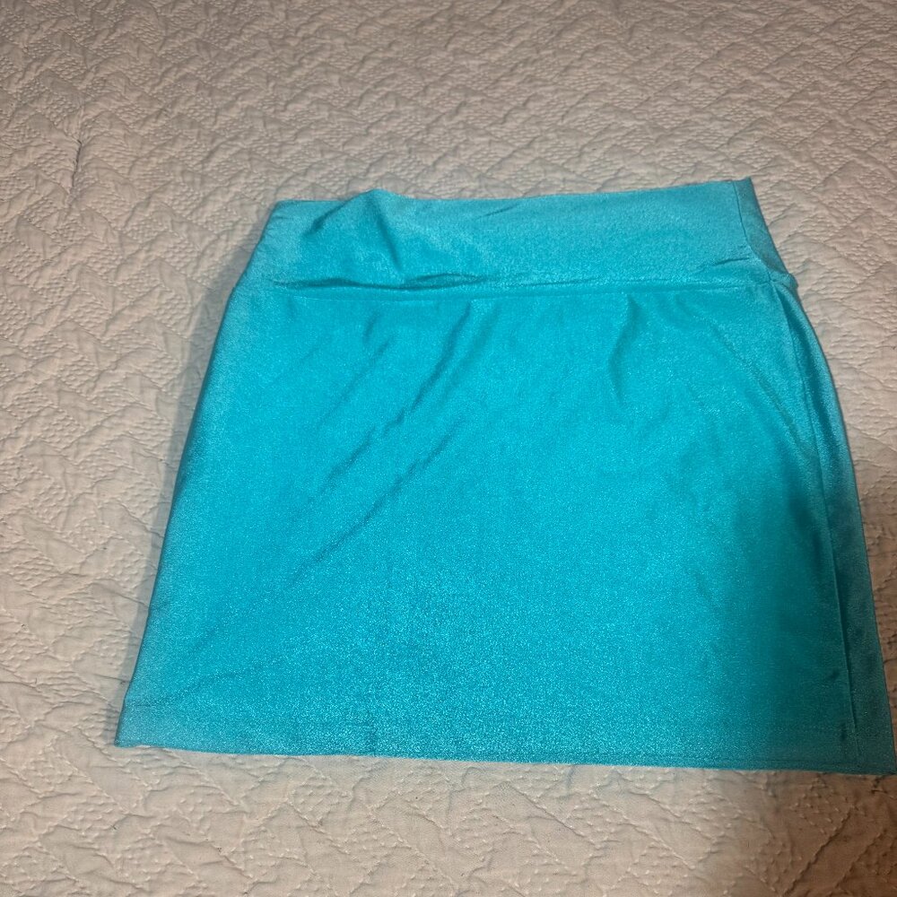 Forever 21 Skirt, L, Aqua Blue.